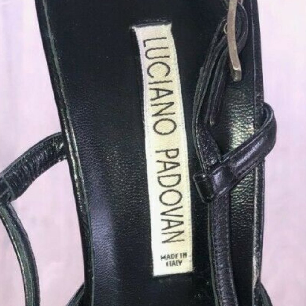 **RARE**LUCIANO PADOVAN POINTED TOE BLACK/WHITE CLASSIC - Picture 7 of 10